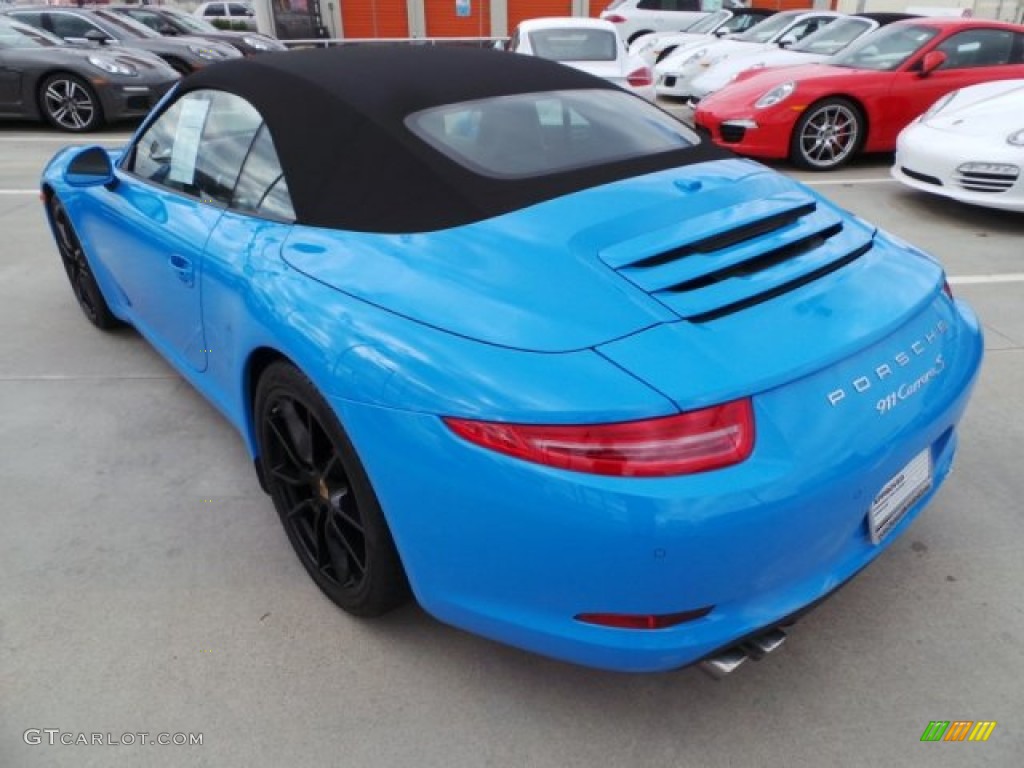 2013 911 Carrera S Cabriolet - Blue Paint to Sample / Black photo #5