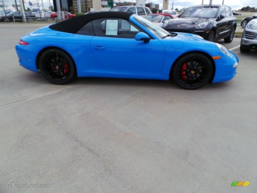 2013 911 Carrera S Cabriolet - Blue Paint to Sample / Black photo #8