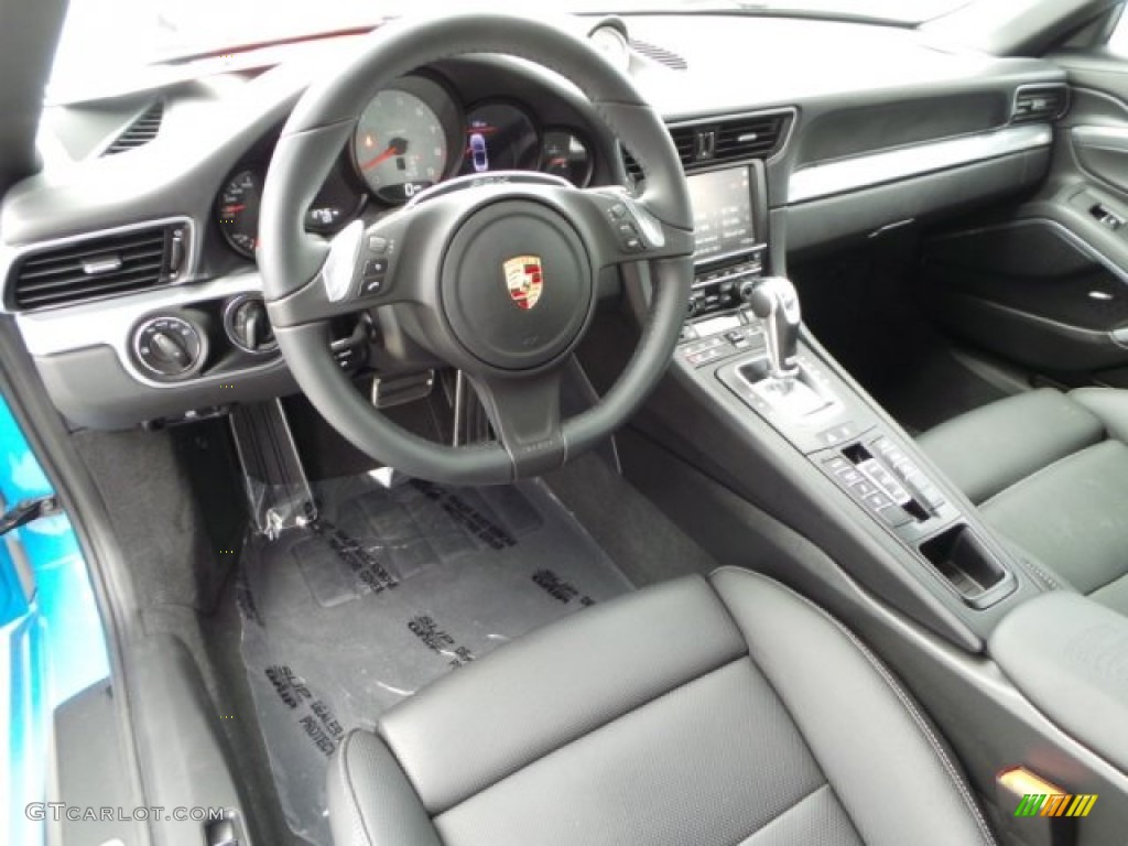 Black Interior 2013 Porsche 911 Carrera S Cabriolet Photo #100220246