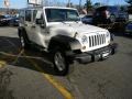 2012 Bright White Jeep Wrangler Unlimited Sport 4x4  photo #4