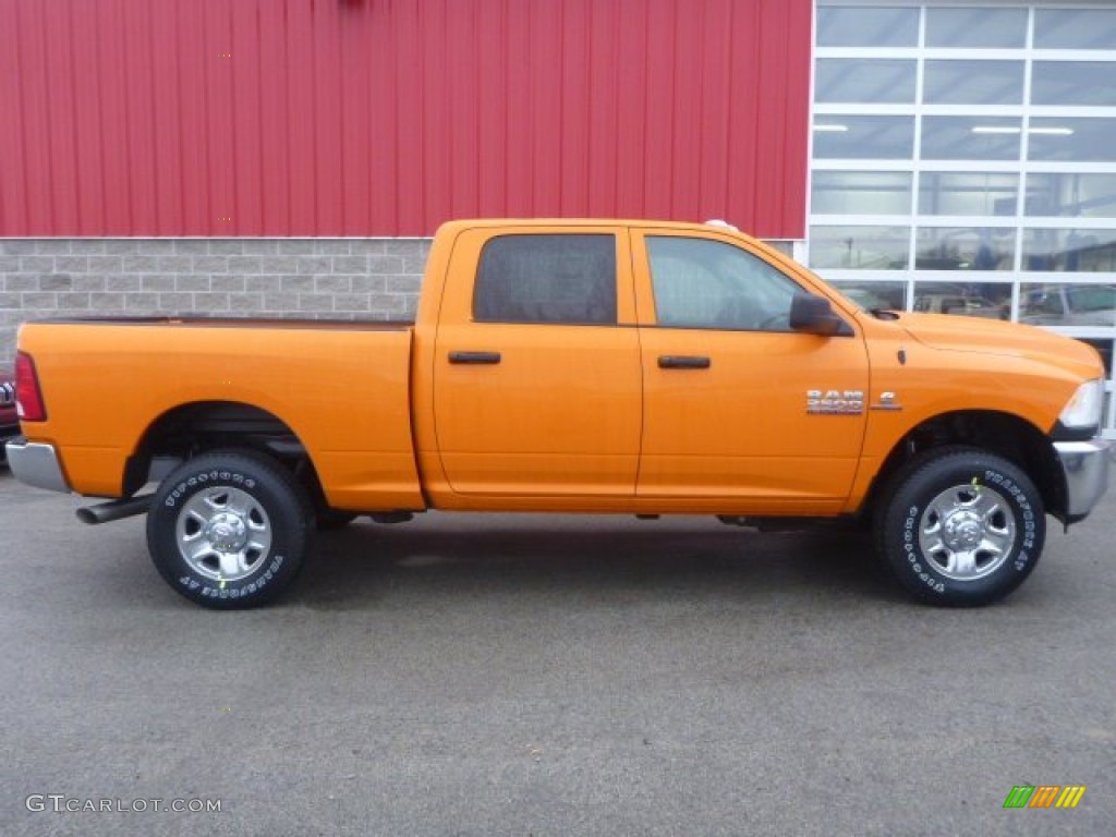 Omaha Orange 2015 Ram 2500 Tradesman Crew Cab 4x4 Exterior Photo #100223786