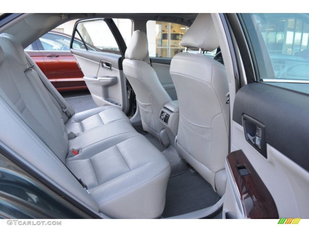 2012 Camry XLE - Cypress Green Pearl / Ash photo #14