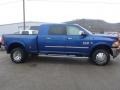 Blue Streak Pearl 2015 Ram 3500 Laramie Mega Cab 4x4 Dual Rear Wheel Exterior