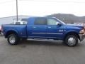 2015 Blue Streak Pearl Ram 3500 Laramie Mega Cab 4x4 Dual Rear Wheel  photo #7