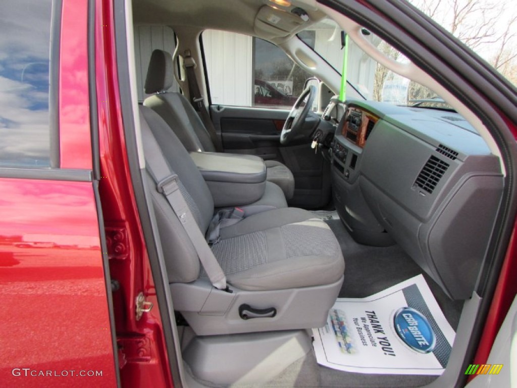 2006 Ram 1500 SLT Quad Cab 4x4 - Inferno Red Crystal Pearl / Medium Slate Gray photo #20