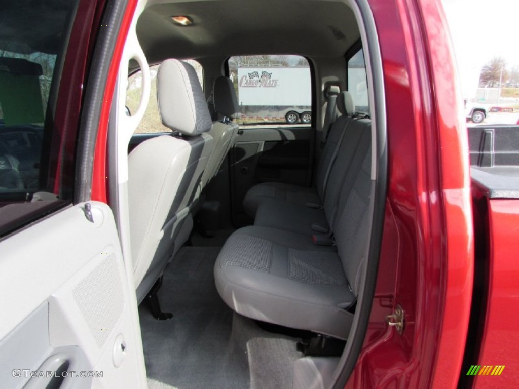 2006 Ram 1500 SLT Quad Cab 4x4 - Inferno Red Crystal Pearl / Medium Slate Gray photo #24
