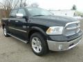 2015 Black Ram 1500 Laramie Long Horn Crew Cab 4x4  photo #8