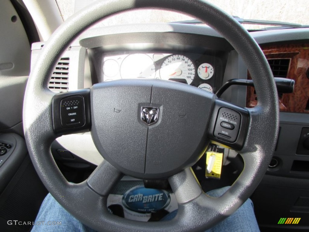 2006 Ram 1500 SLT Quad Cab 4x4 - Inferno Red Crystal Pearl / Medium Slate Gray photo #36