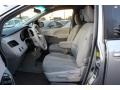 2011 Toyota Sienna Light Gray Interior Front Seat Photo