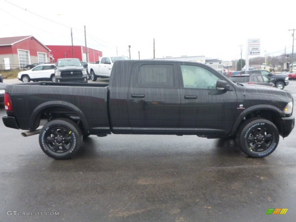 Black 2015 Ram 2500 Laramie Mega Cab 4x4 Black Appearance Group Exterior Photo #100226219