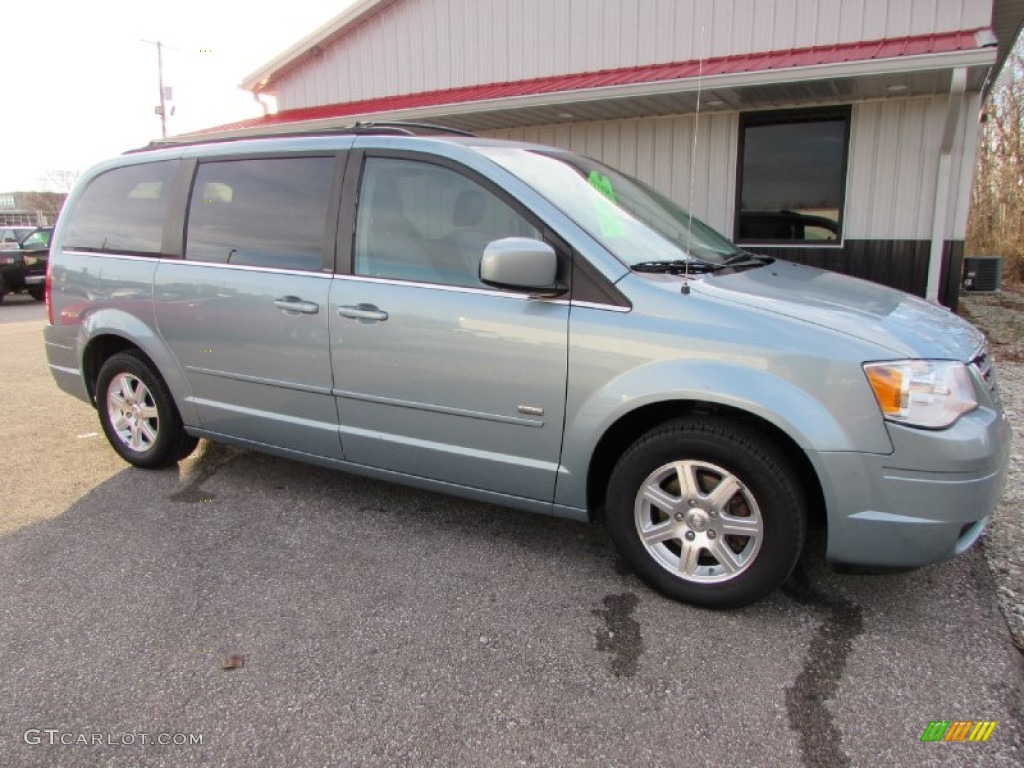 2008 Town & Country Touring Signature Series - Clearwater Blue Pearlcoat / Medium Slate Gray/Light Shale photo #7