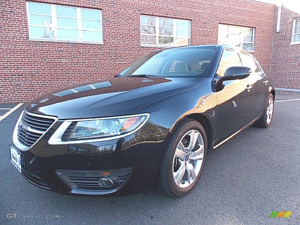 2011 9-5 Turbo4 Premium Sedan - Black / Parchment photo #1