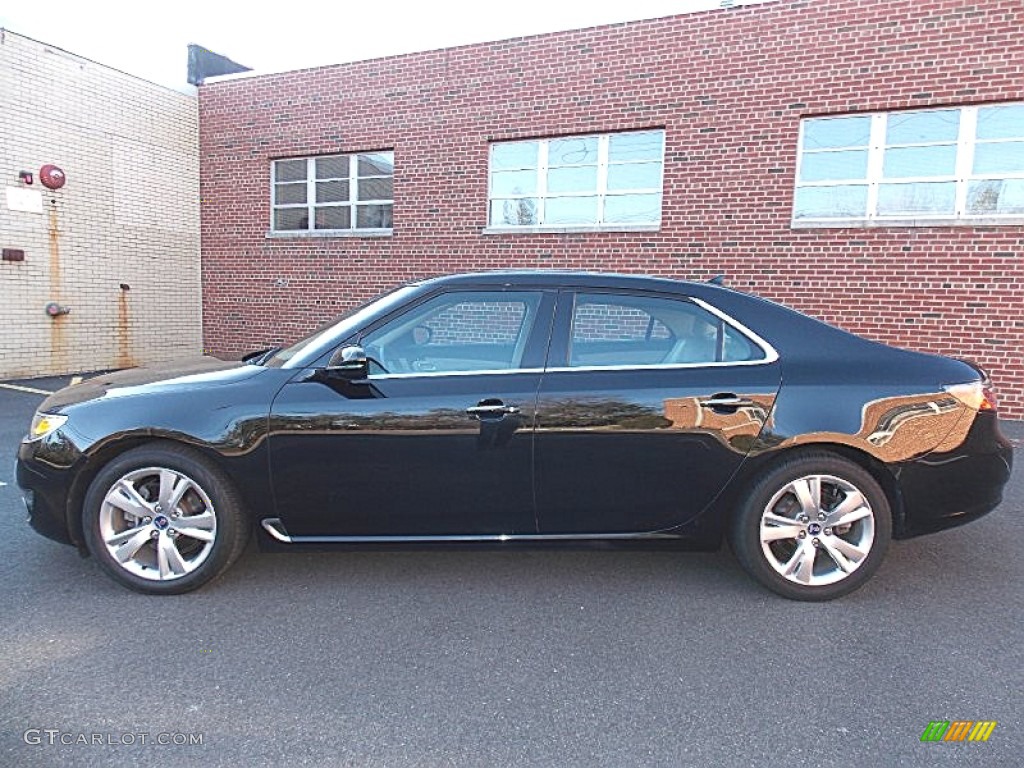 Black 2011 Saab 9-5 Turbo4 Premium Sedan Exterior Photo #100229084