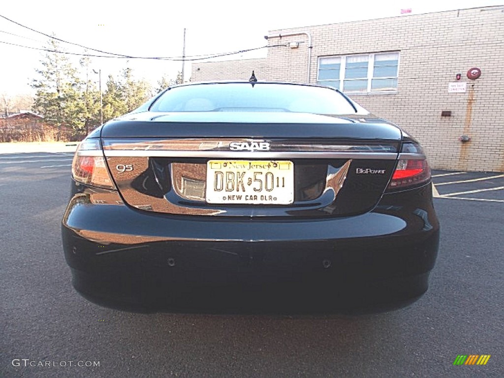 2011 9-5 Turbo4 Premium Sedan - Black / Parchment photo #4