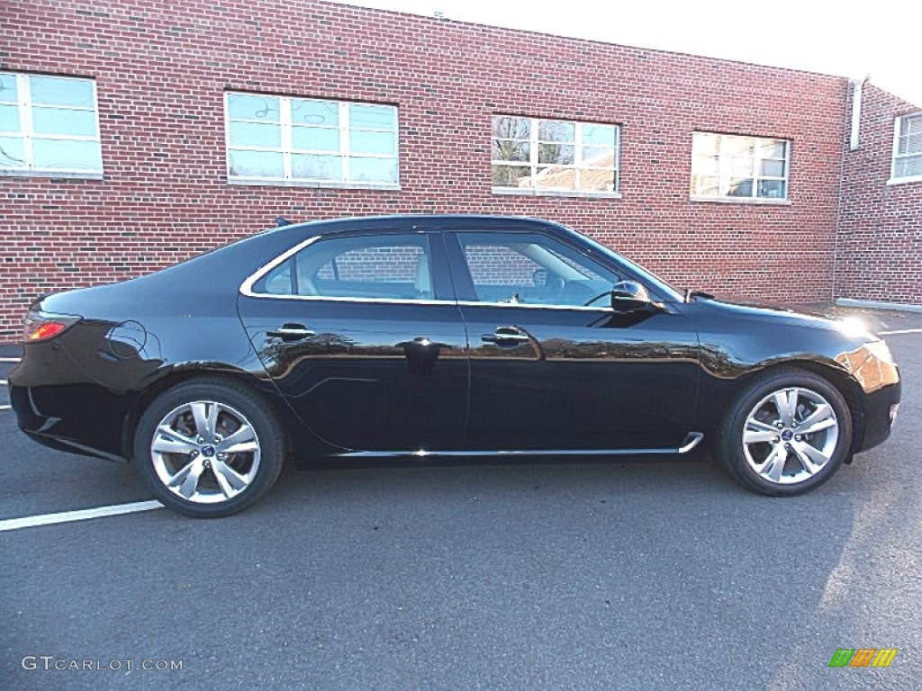 2011 9-5 Turbo4 Premium Sedan - Black / Parchment photo #6