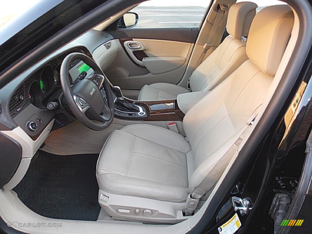 Parchment Interior 2011 Saab 9-5 Turbo4 Premium Sedan Photo #100229114