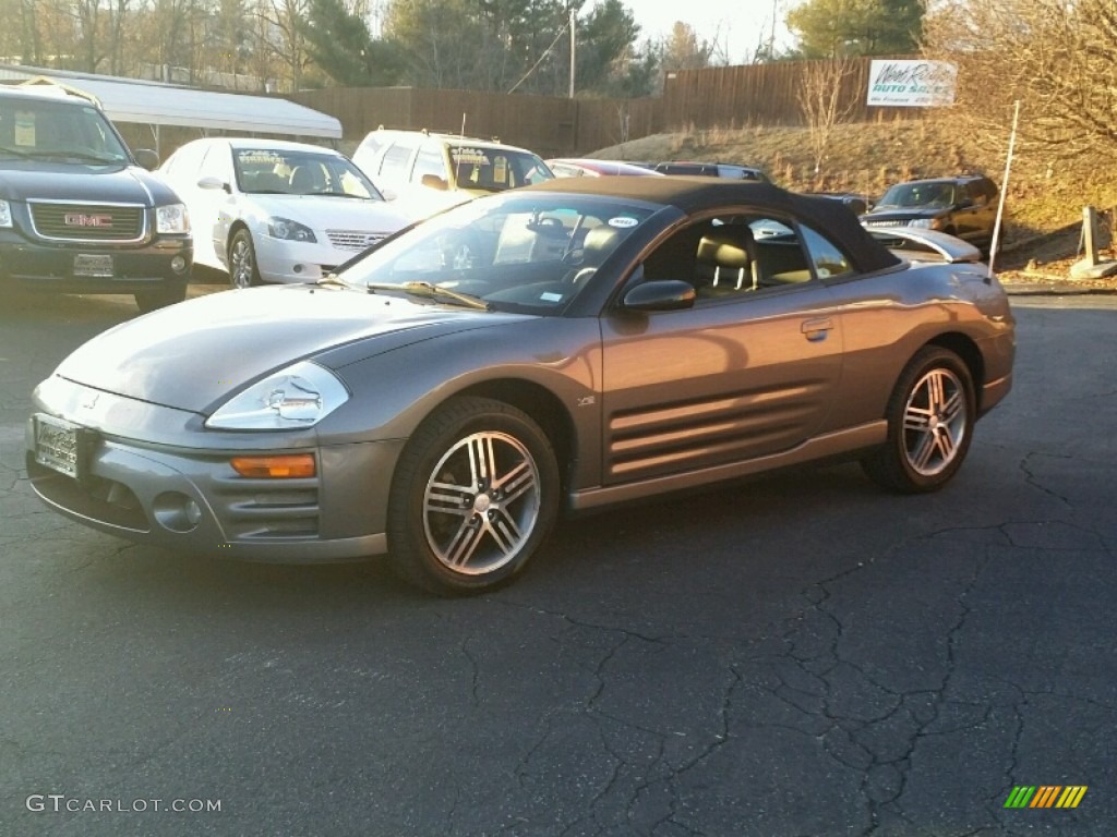 2003 Eclipse Spyder GTS - Titanium Pearl / Midnight photo #2