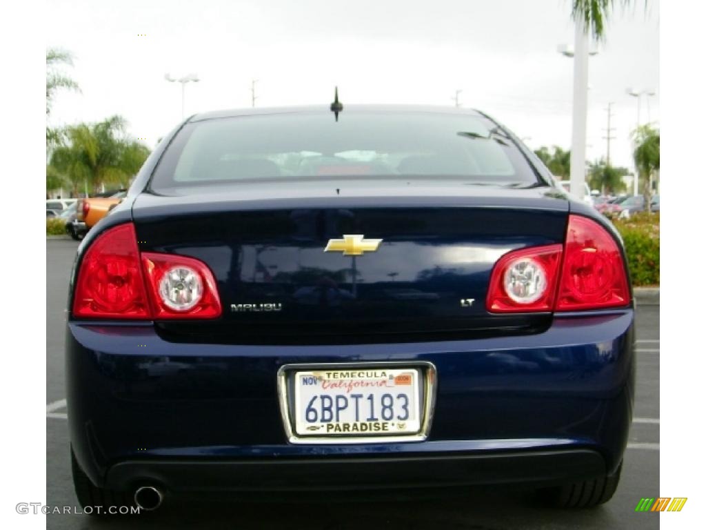 2008 Malibu LT Sedan - Imperial Blue Metallic / Cocoa/Cashmere Beige photo #4