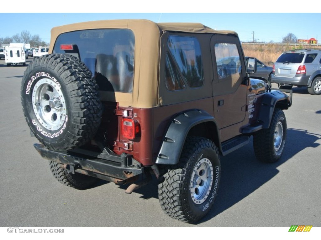 2001 Wrangler Sport 4x4 - Sienna Pearl / Camel photo #5