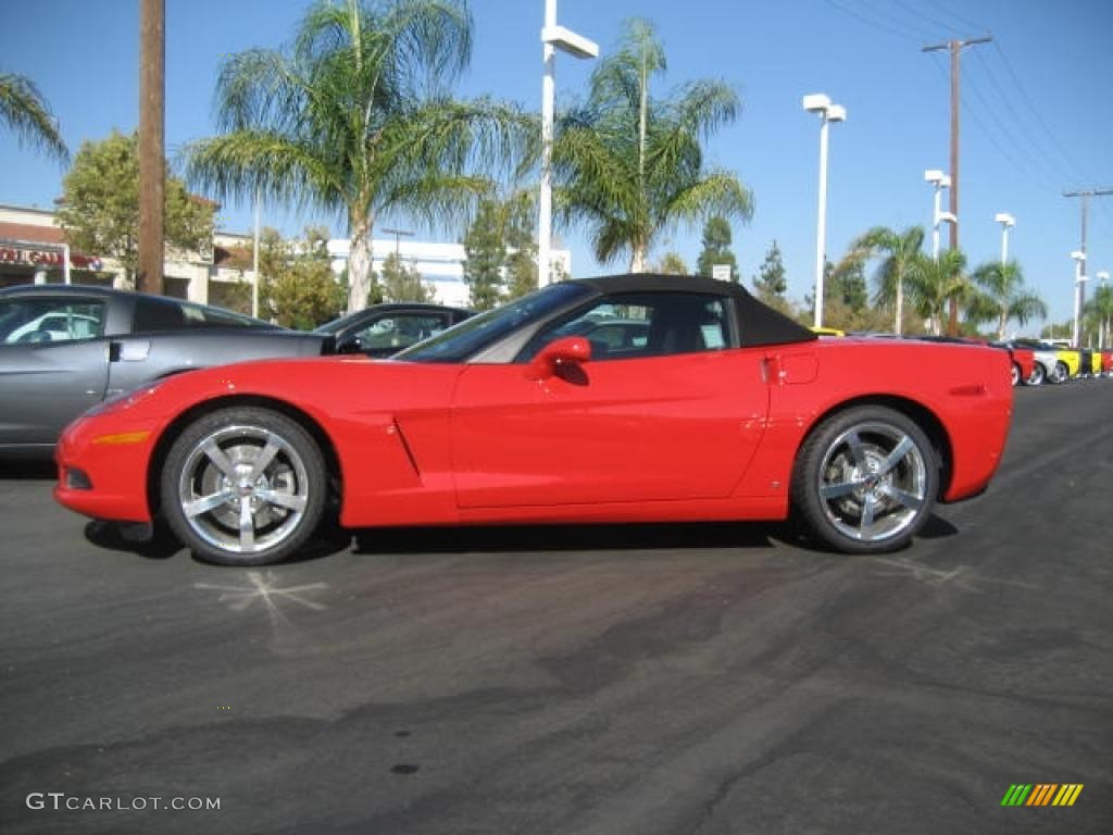 2009 Corvette Convertible - Victory Red / Ebony photo #1