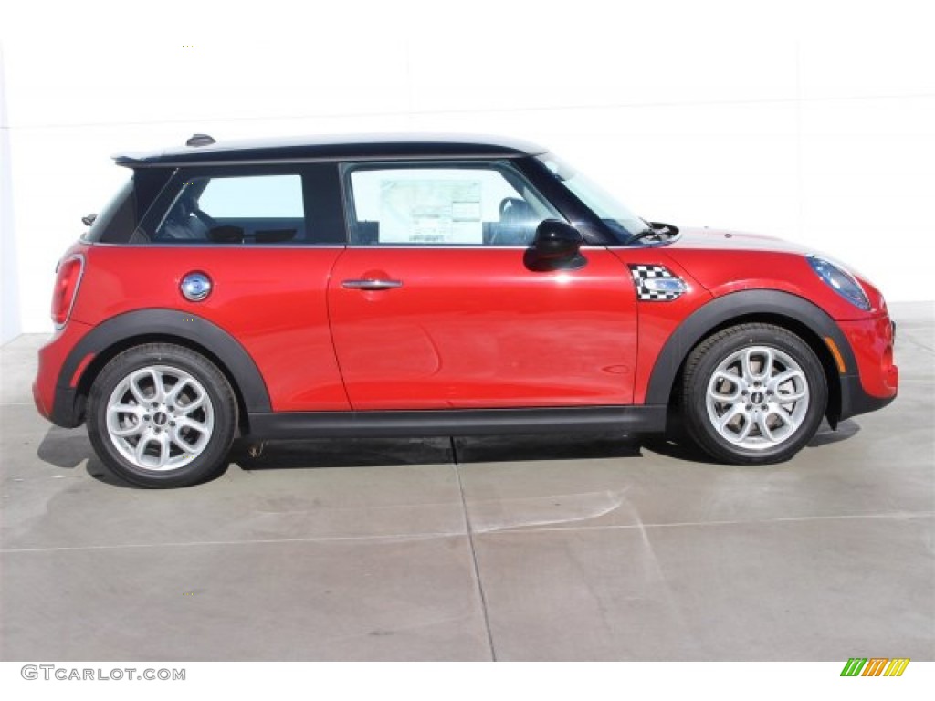 2015 Cooper S Hardtop 2 Door - Blazing Red Metallic / Carbon Black photo #2