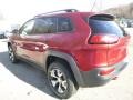 2015 Deep Cherry Red Crystal Pearl Jeep Cherokee Trailhawk 4x4  photo #2