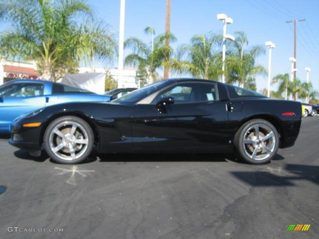 2009 Corvette Coupe - Black / Ebony photo #1