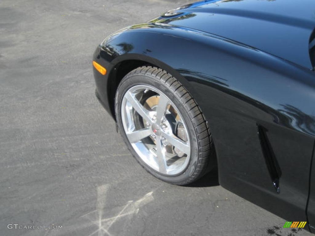 2009 Corvette Coupe - Black / Ebony photo #2