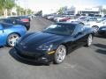 2009 Black Chevrolet Corvette Coupe  photo #3