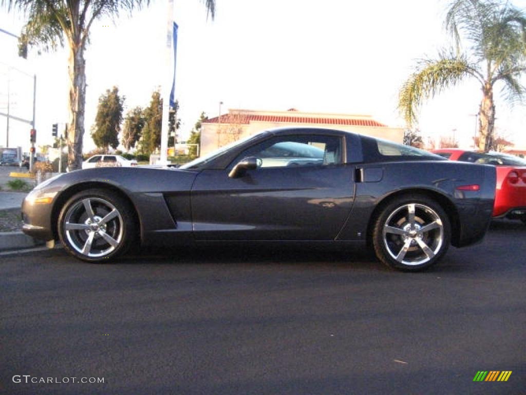 2009 Corvette Coupe - Cyber Gray Metallic / Ebony photo #1