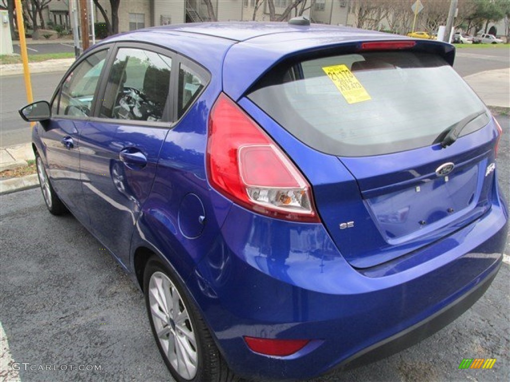 2014 Fiesta SE Hatchback - Performance Blue / Charcoal Black photo #3