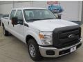 2015 Oxford White Ford F250 Super Duty XL Crew Cab  photo #12