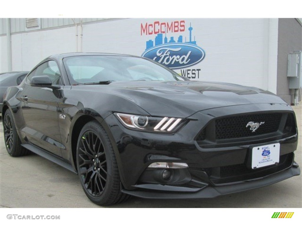 2015 Mustang GT Premium Coupe - Black / Ebony photo #1