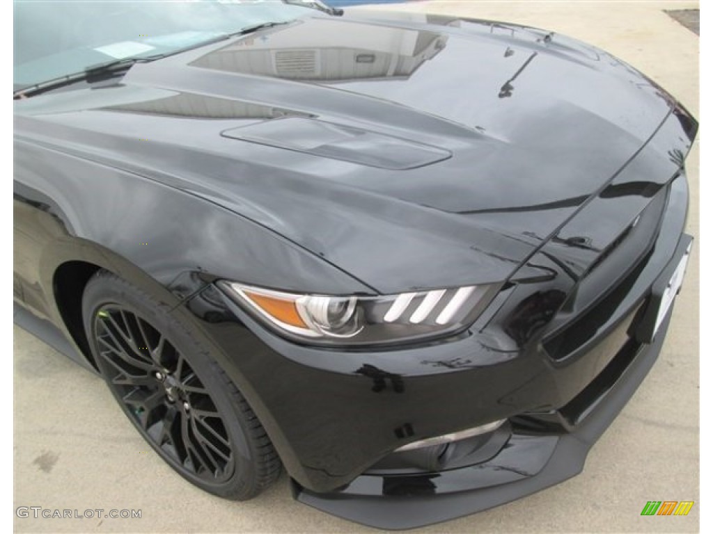 2015 Mustang GT Premium Coupe - Black / Ebony photo #2