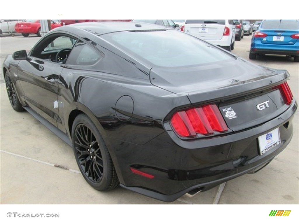 2015 Mustang GT Premium Coupe - Black / Ebony photo #7