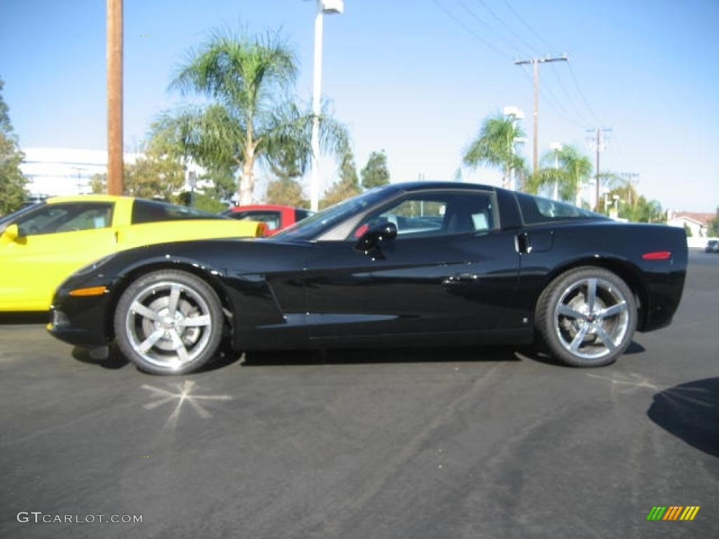 2009 Corvette Coupe - Black / Ebony photo #1
