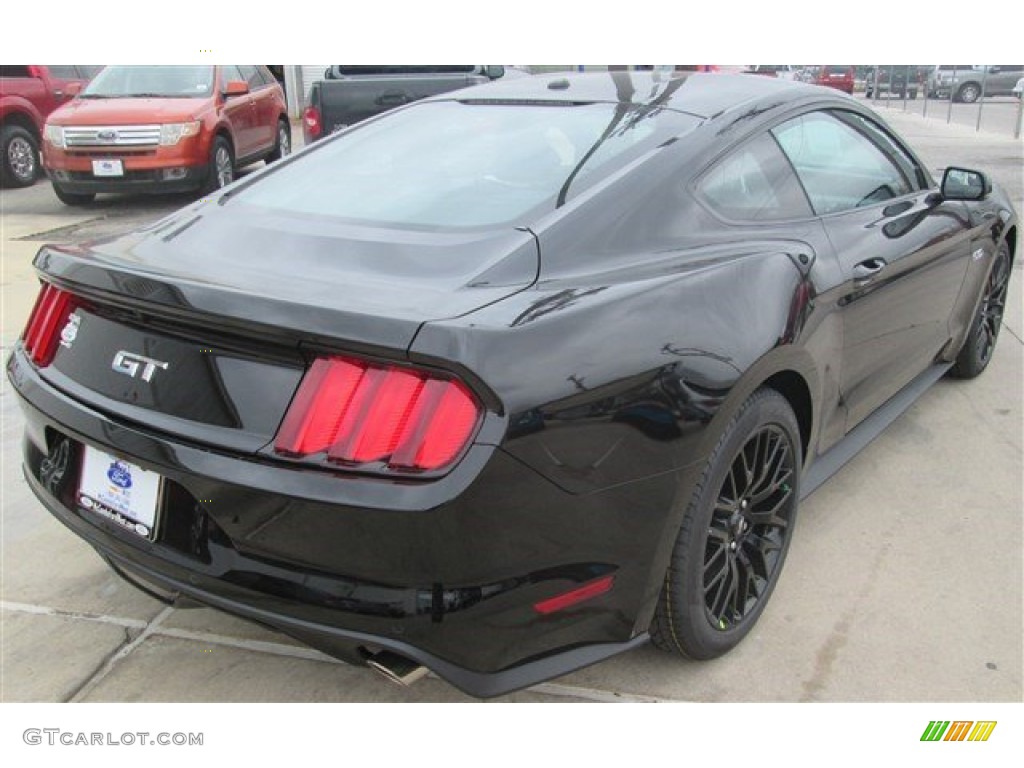 2015 Mustang GT Premium Coupe - Black / Ebony photo #9