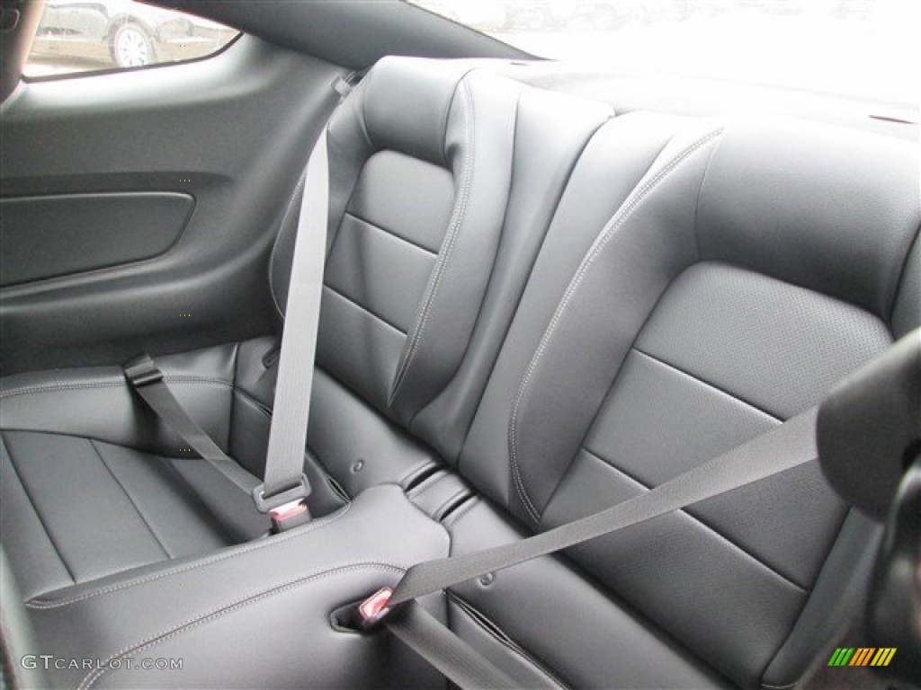 Ebony Interior 2015 Ford Mustang GT Premium Coupe Photo #100233797