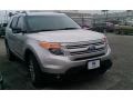 2015 Ingot Silver Ford Explorer XLT  photo #3