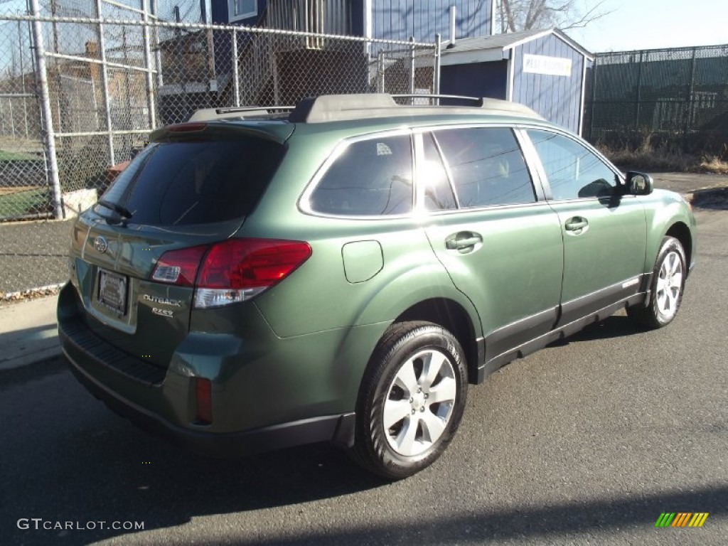 2012 Outback 2.5i Premium - Cypress Green Pearl / Warm Ivory photo #4