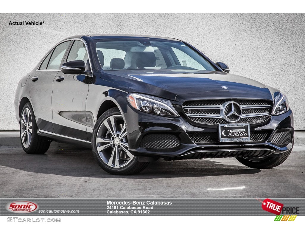 2015 C 300 4Matic - Black / Black photo #1