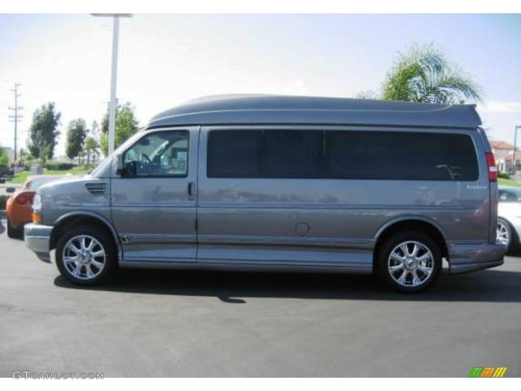 2009 Express 2500 Extended Passenger Conversion - Graystone Metallic / Medium Pewter photo #1