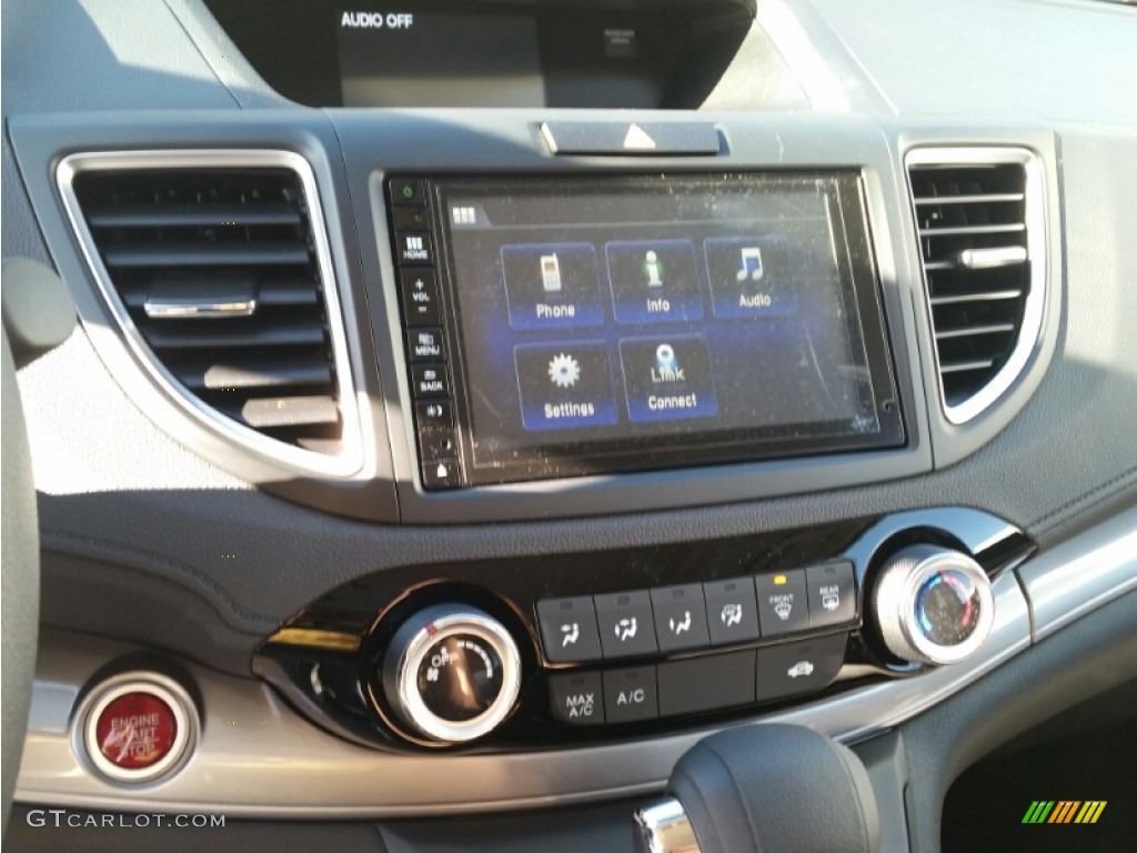 2015 CR-V EX AWD - Obsidian Blue Pearl / Gray photo #5