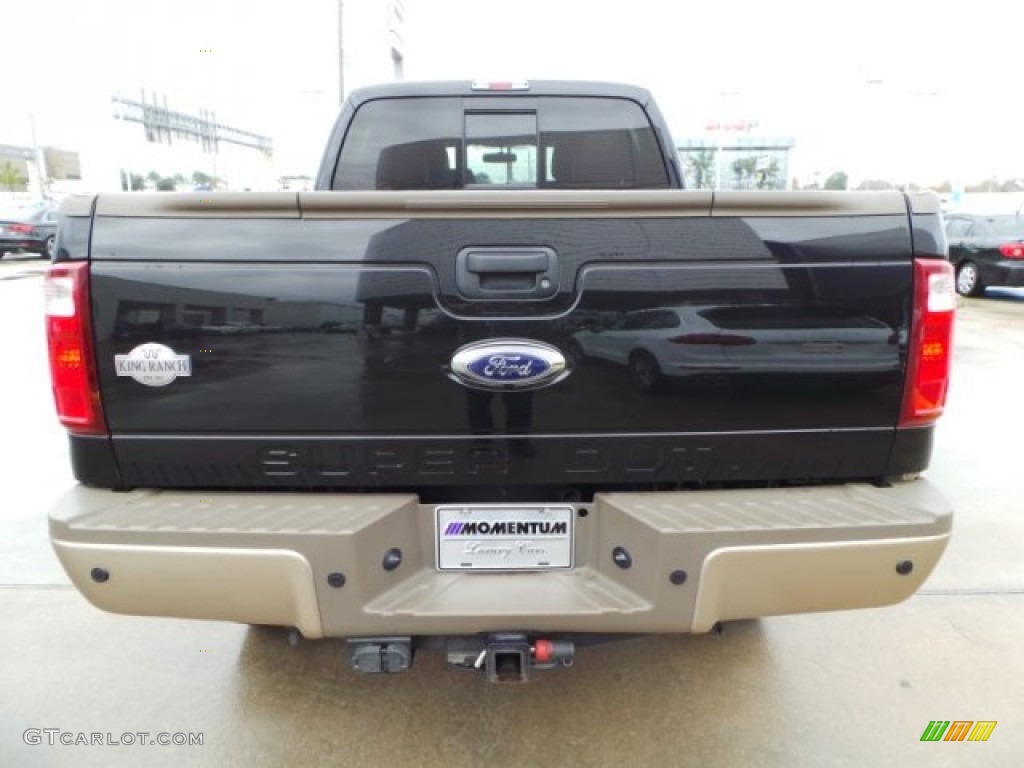 2014 F350 Super Duty King Ranch Crew Cab 4x4 - Tuxedo Black Metallic / King Ranch Chaparral Leather photo #6