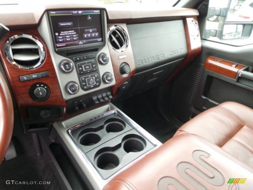 2014 F350 Super Duty King Ranch Crew Cab 4x4 - Tuxedo Black Metallic / King Ranch Chaparral Leather photo #18