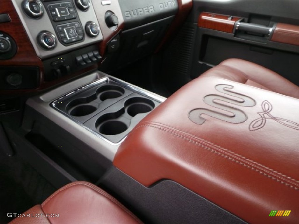 2014 F350 Super Duty King Ranch Crew Cab 4x4 - Tuxedo Black Metallic / King Ranch Chaparral Leather photo #19