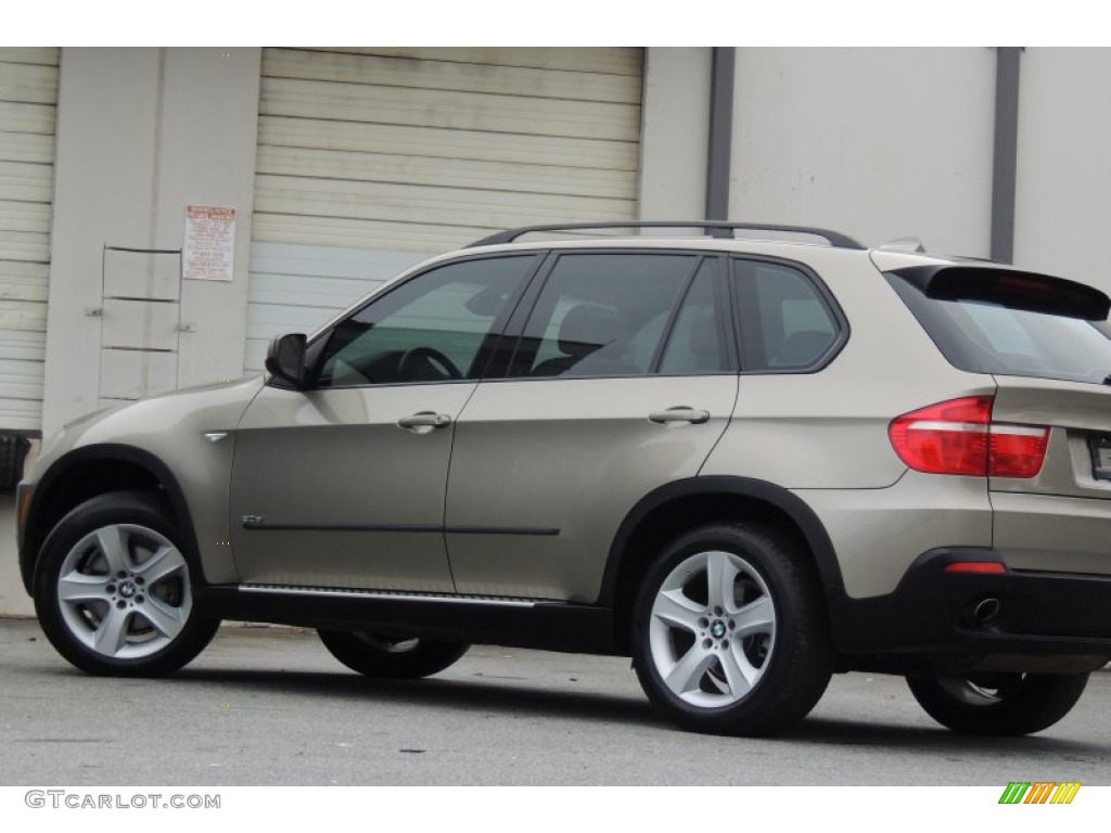 2008 X5 3.0si - Platinum Bronze Metallic / Sand Beige photo #43