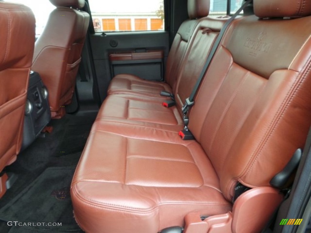 2014 F350 Super Duty King Ranch Crew Cab 4x4 - Tuxedo Black Metallic / King Ranch Chaparral Leather photo #35