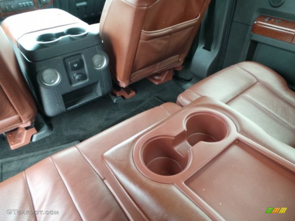 2014 F350 Super Duty King Ranch Crew Cab 4x4 - Tuxedo Black Metallic / King Ranch Chaparral Leather photo #36