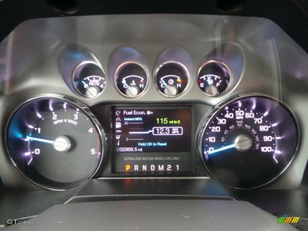 2014 F350 Super Duty King Ranch Crew Cab 4x4 - Tuxedo Black Metallic / King Ranch Chaparral Leather photo #49